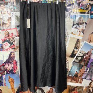 Women's High-Rise Slit Midi Skirt - A New Day™